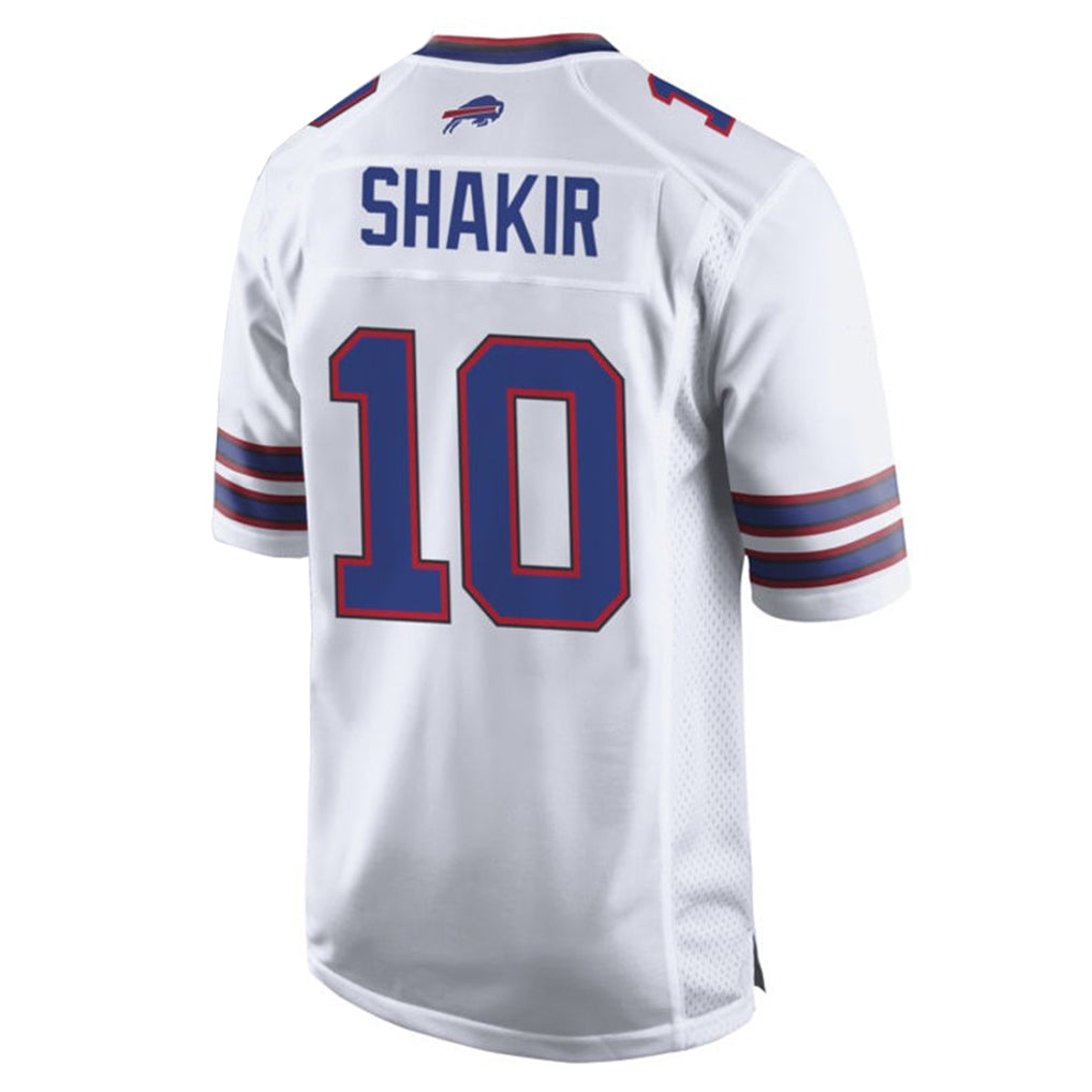 B.Bills #10 Khalil Shakir Player White Home Game Jdoa Stitched Jerseys