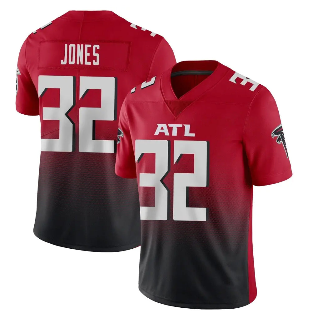 A.Falcons #32 Cash Jones Player Red Vapor Untouchable Limited Home Game Jdoa Stitched Jerseys