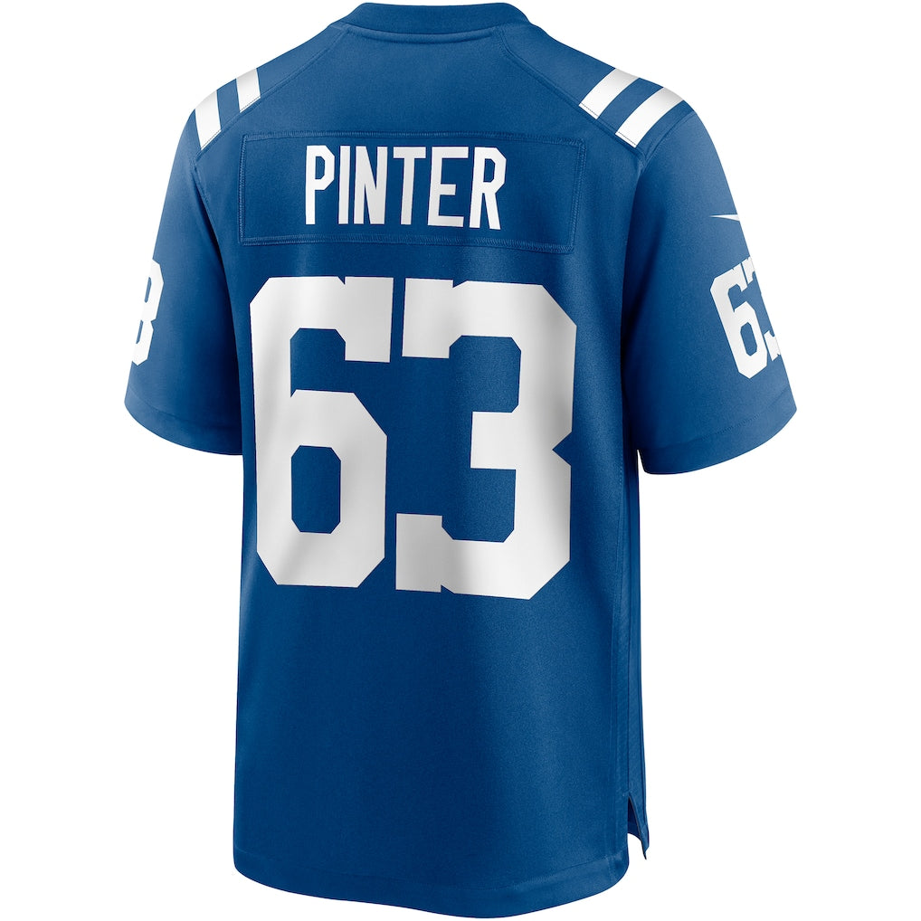 Jdoa IN.Colts #63 Danny Pinter Royal Game Jersey