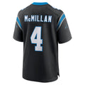 C.Panthers #4 Tetairoa McMillan Player Black Home Game Jdoa Stitched Jerseys