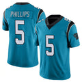 C.Panthers #5 Jaelan Phillips Player Blue Vapor Untouchable Limited Game Jdoa Stitched Jerseys