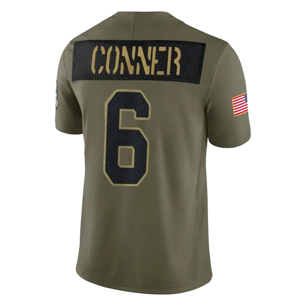 A.Cardinals #6 James Conner Player Olive Salute To Service Home Game Jdoa Stitched Jerseys