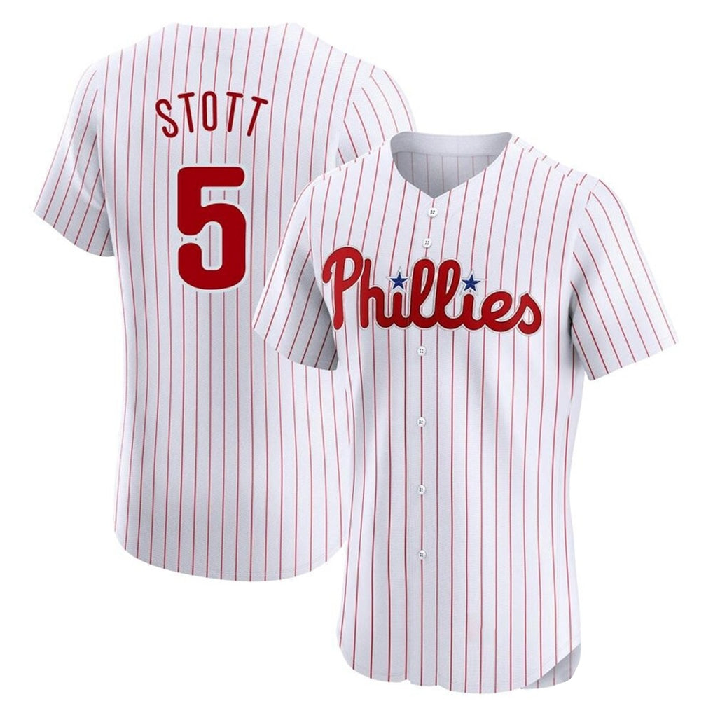 P.Phillies #5 Bryson Stott Player White Home Limited Elite Jdoa Stitched Jerseys