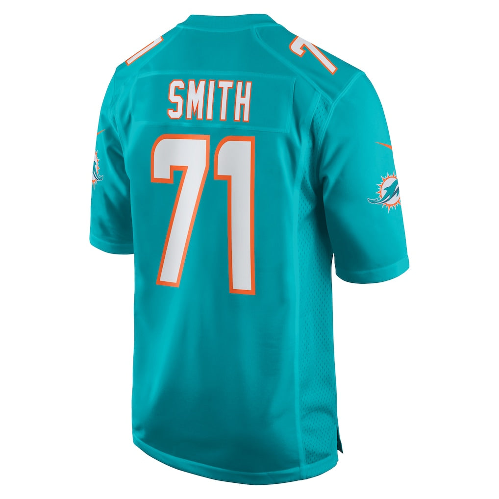 Jdoa M.Dolphins #71 Kion Smith Aqua Game Jersey