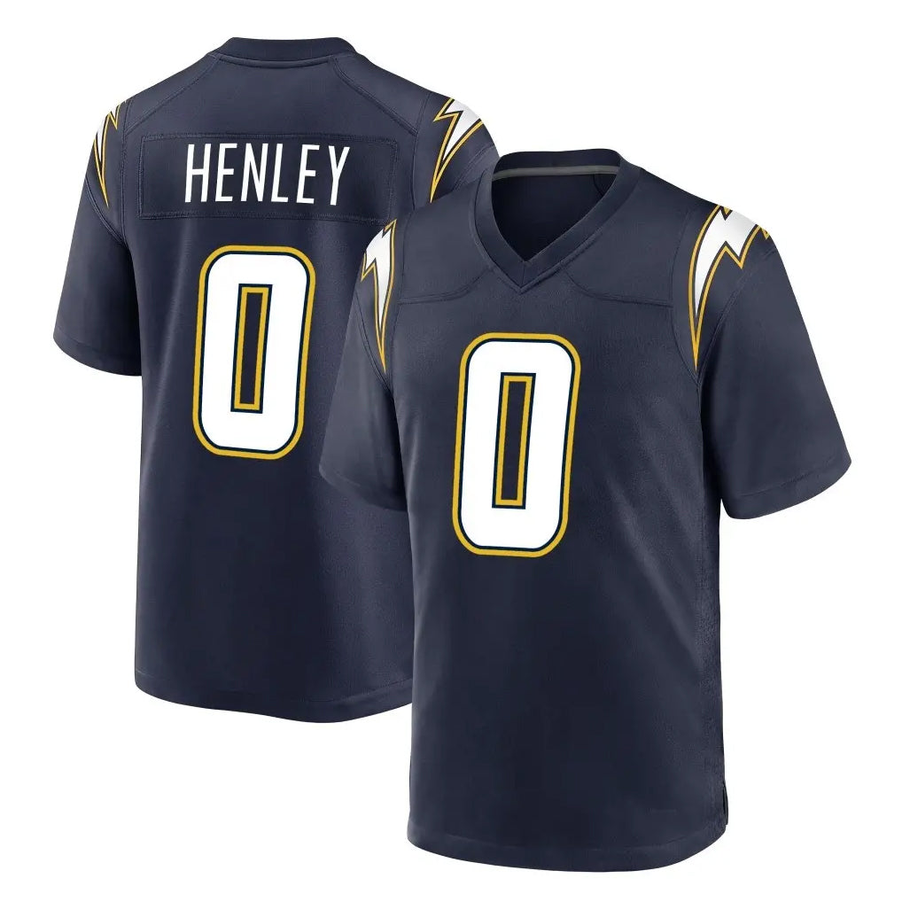 LA.Chargers #0 Daiyan Henley Player Navy Alternate Home Game Stitched Jerseys