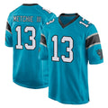 C.Panthers #13 John Metchie III Player Blue Game Jdoa Stitched Jerseys
