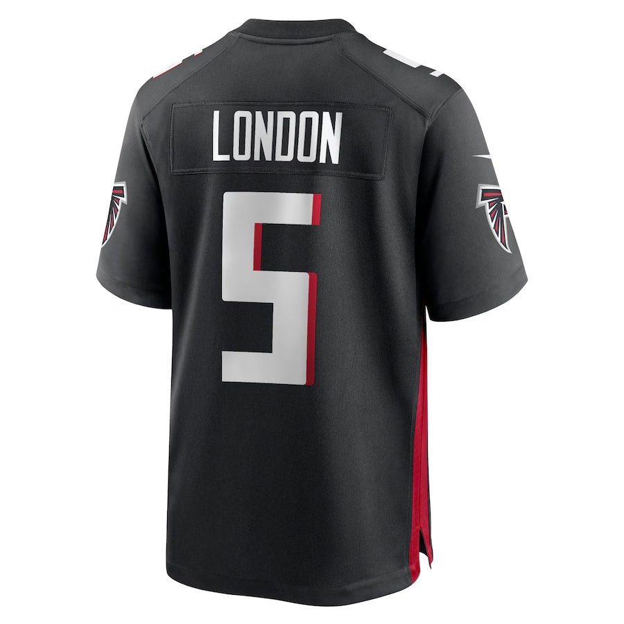 A.Falcons #5 Drake London Player Black Home Game Jdoa Stitched Jerseys