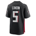 A.Falcons #5 Drake London Player Black Home Game Jdoa Stitched Jerseys