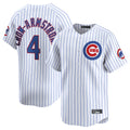 C.Cubs #4 Pete Crow-Armstrong Player White Limited Home Game Jdoa Stitched Jerseys