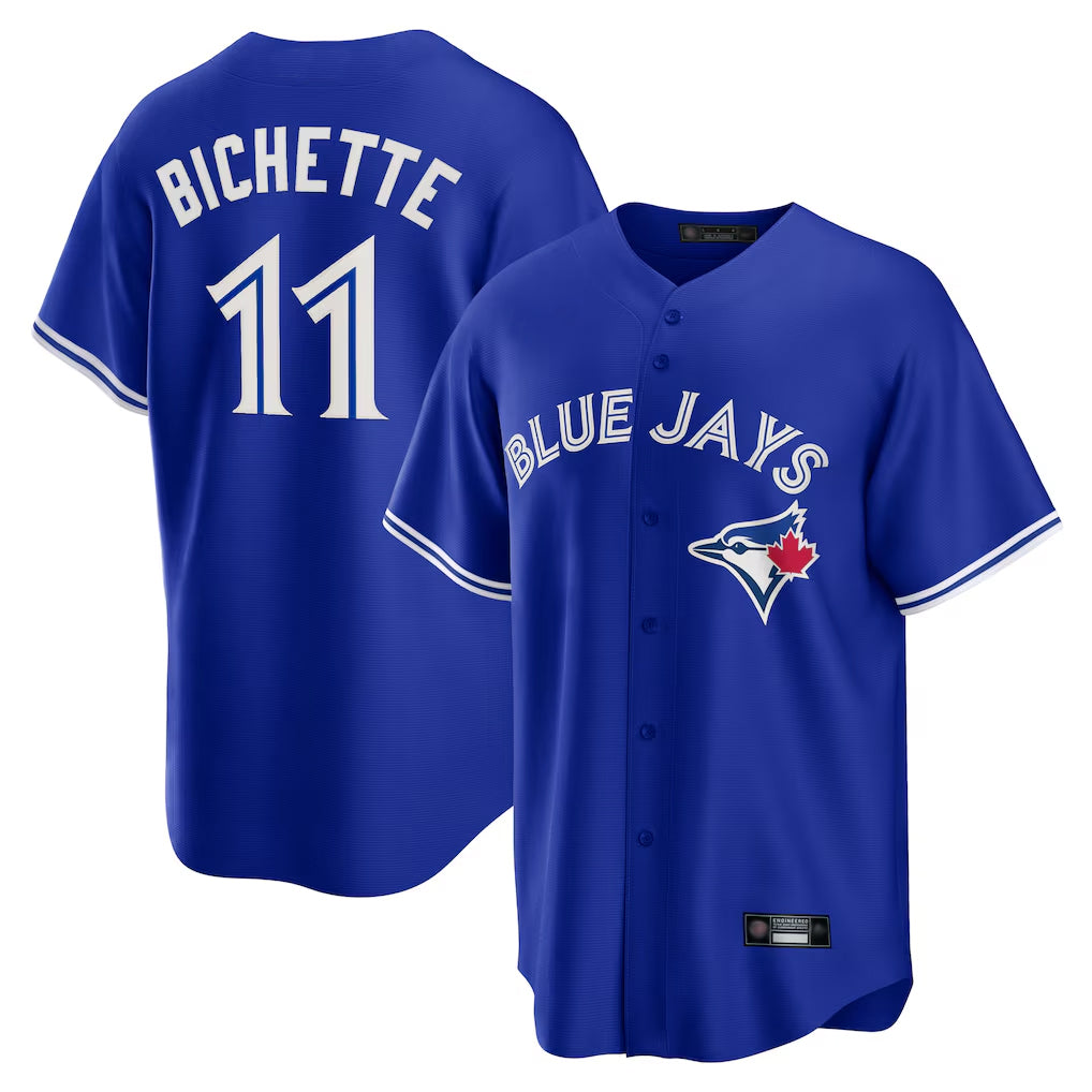 T.Blue Jays #11 Bo Bichette Player Blue Rush Limited Jdoa Stitched Jerseys