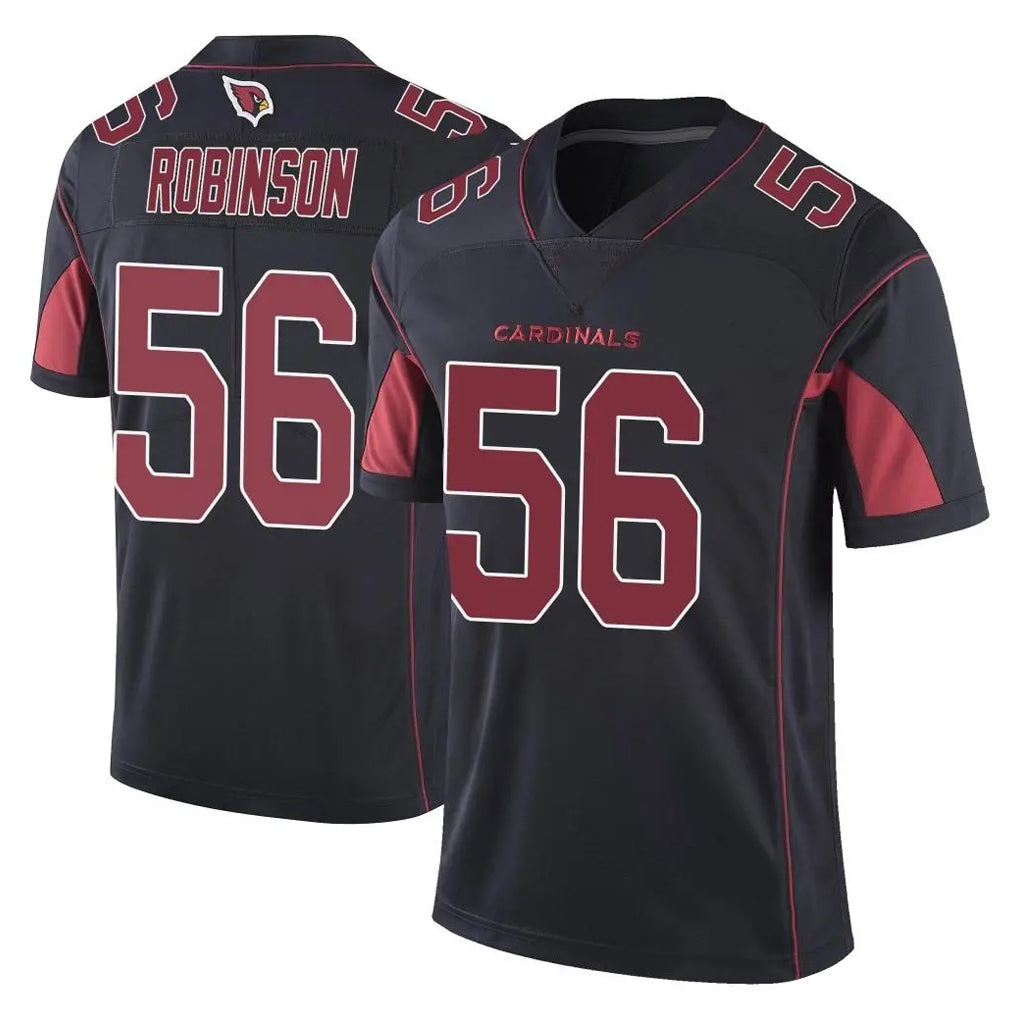 A.Cardinals #56 Darius Robinson Player Black Limited Color Rush Vapor Untouchable Home Game Jdoa Stitched Jerseys