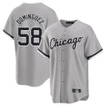 C.White Sox #58 Seranthony Dom¨ªnguez Player Gray Home Game Jdoa Stitched Jerseys