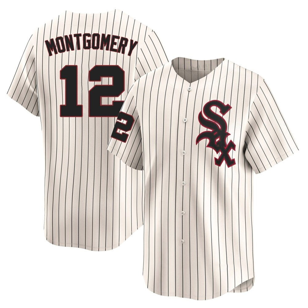 C.White Sox #12 Colson Montgomery Player Cream Cooperstown Collection Limited Home Jdoa Stitched Jerseys