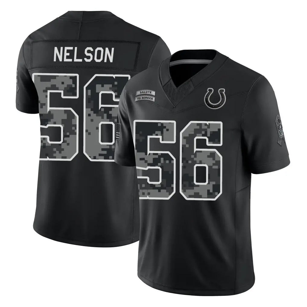 IN.Colts #56 Quenton Nelson Player Black Limited 2026 Salute to Service Home Game Hdoa Stitched Jerseys