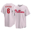 P.Phillies #6 Ryan Howard Player White Home Game Jdoa Stitched Jerseys