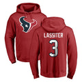 H.Texans #3 Kamari Lassiter Player Red Pro Line Pullover Hoodie Limited Game Jdoa Stitched Jerseys