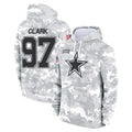 D.Cowboys #97 Kenny Clark Player Arctic Camo Salute to Service Hoodies Limited Game Jdoa Stitched Jerseys