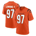 C.Bengals #97 Dexter Lawrence II Player Orange Home Game Jdoa Stitched Jerseys