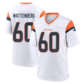 D.Broncos #60 Luke Wattenberg Player White Home Game Jdoa Stitched Jerseys
