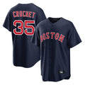 B.Red Sox #35 Garrett Crochet Player Navy Home Game Jdoa Stitched Jerseys