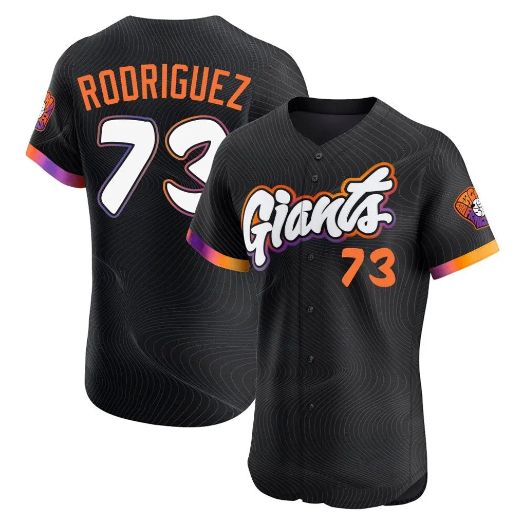 SF.Giants #73 Randy Rodriguez Player Black City Connect Home Limited Elite Jdoa Stitched Jerseys