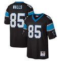 C.Panthers #85 Wesley Walls Player Black Mitchell & Ness Legacy Replica Jdoa Stitched Jerseys