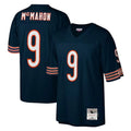 C.Bears #9 Jim McMahon Player Navy Mitchell & Ness Navy Legacy Replica Jdoa Stitched Jerseys