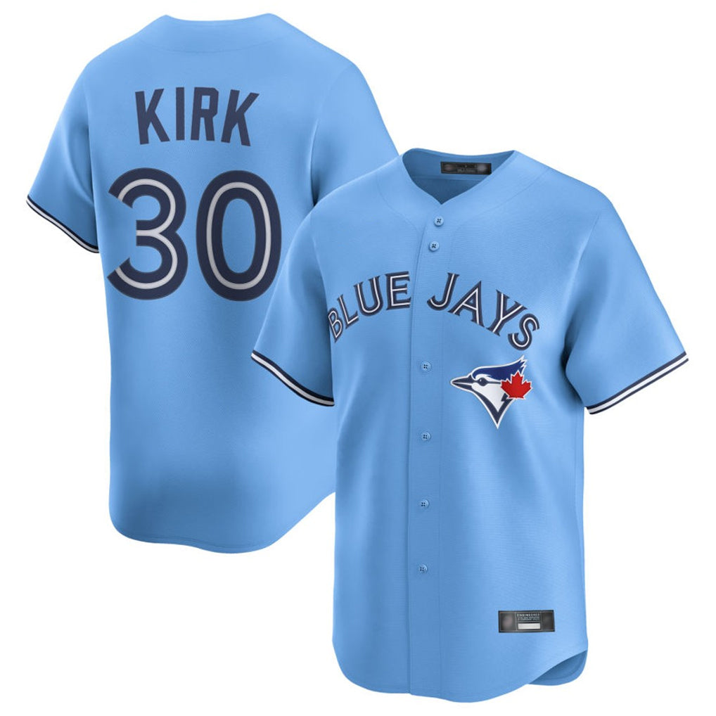 T.Blue Jays #30 Alejandro Kirk Player Blue Home Limited Jdoa Stitched Jerseys