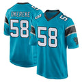 C.Panthers #58 Bobby Okereke Player Blue Game Jdoa Stitched Jerseys