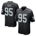LV.Raiders #95 Kwity Paye Player Black Home Game Stitched Jerseys