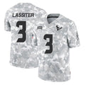 H.Texans #3 Kamari Lassiter Player Arctic Camo Salute To Service Limited Game Jdoa Stitched Jerseys
