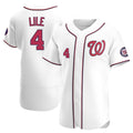 W.Nationals #4 Daylen Lile Player White Alternate Elite Jdoa Stitched Jerseys