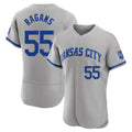 KC.Royals #55 Cole Ragans Player Gray Limited Elite Home Game Jdoa Stitched Jerseys