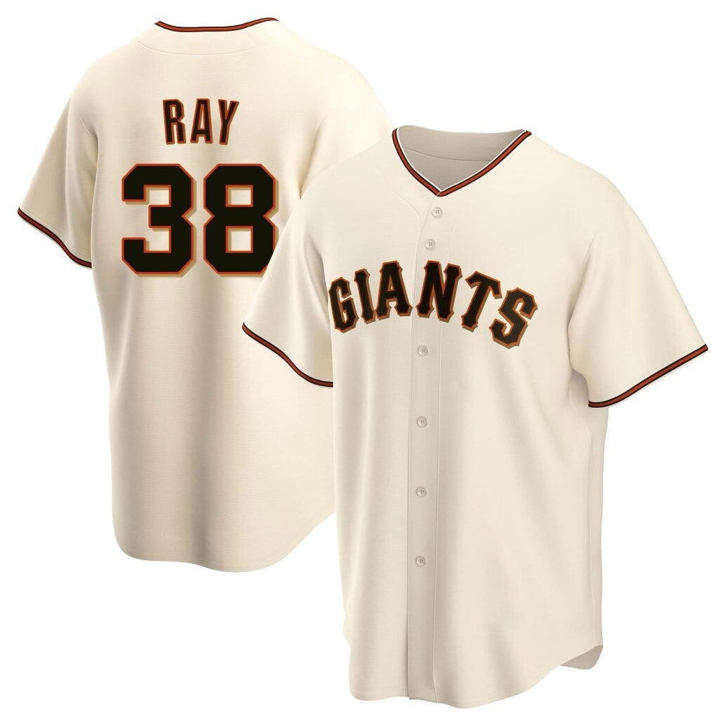SF.Giants #38 Robbie Ray Player Cream Home Game Jdoa Stitched Jerseys