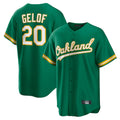 Athletics #20 Zack Gelof Player Kelly Green Home Game Jdoa Stitched Jerseys