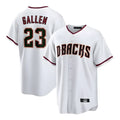 A.Diamondbacks #23 Zac Gallen Player White Home Game Jdoa Stitched Jerseys