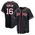 B.Red Sox #16 Jarren Duran Player Black Out Home Game Jdoa Stitched Jerseys