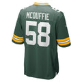 Jdoa GB.Packers #58 Isaiah McDuffie Green Game Jersey