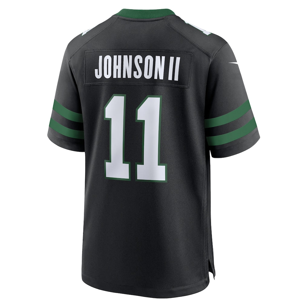 Jdoa NY.Jets #11 Jermaine Johnson II Legacy Black Alternate Game Jersey