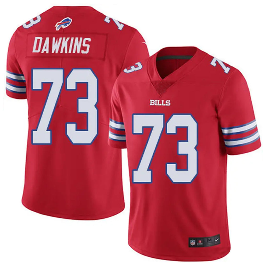 B.Bills #73 Dion Dawkins Player Red Vapor Untouchable Limited Jdoa Stitched Jerseys