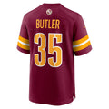 Jdoa W.Commanders #35 Percy Butler Burgundy Player Game Jersey