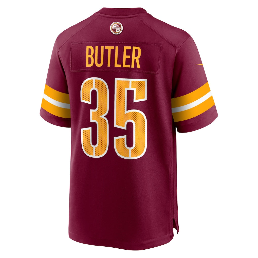 Jdoa W.Commanders #35 Percy Butler Burgundy Player Game Jersey