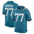 J.Jaguars #77 Anton Harrison Player Teal Home Game Jdoa Stitched Jerseys
