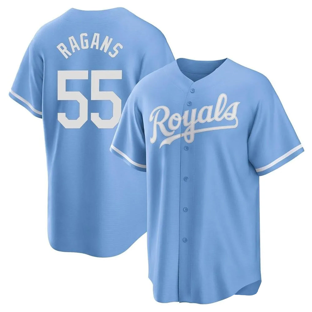 KC.Royals #55 Cole Ragans Player Light Blue Home Game Jdoa Stitched Jerseys