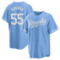 KC.Royals #55 Cole Ragans Player Light Blue Home Game Jdoa Stitched Jerseys