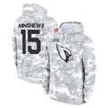 A.Cardinals #15 Gardner Minshew II Player Arctic Camo Limited Salute to Service Pullover Hoodies Game Jdoa Stitched Jerseys