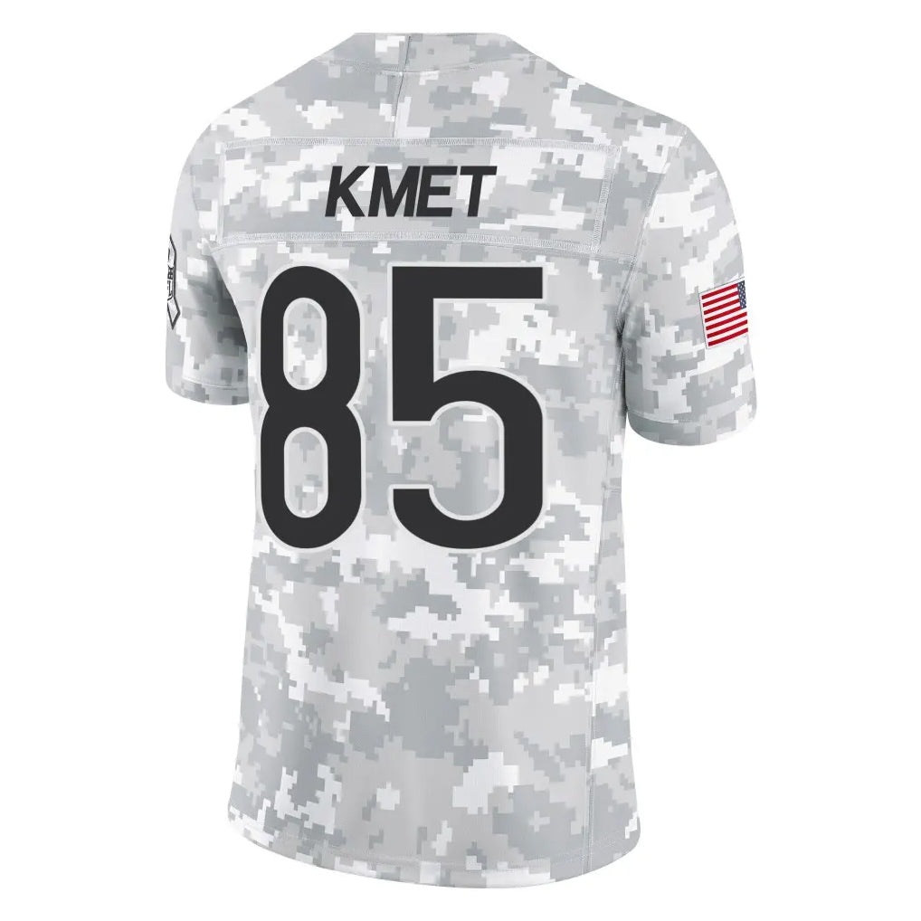 C.Bears #85 Cole Kmet Player Arctic Camo Salute to Service Limited Jdoa Stitched Jerseys