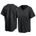 Athletics #15 Seth Brown Player Black Pitch Fashion T-shirt Home Game Jdoa Stitched Jerseys