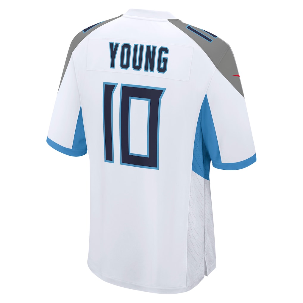 Jdoa T.Titans #10 Vince Young White Retired Player Game Jersey