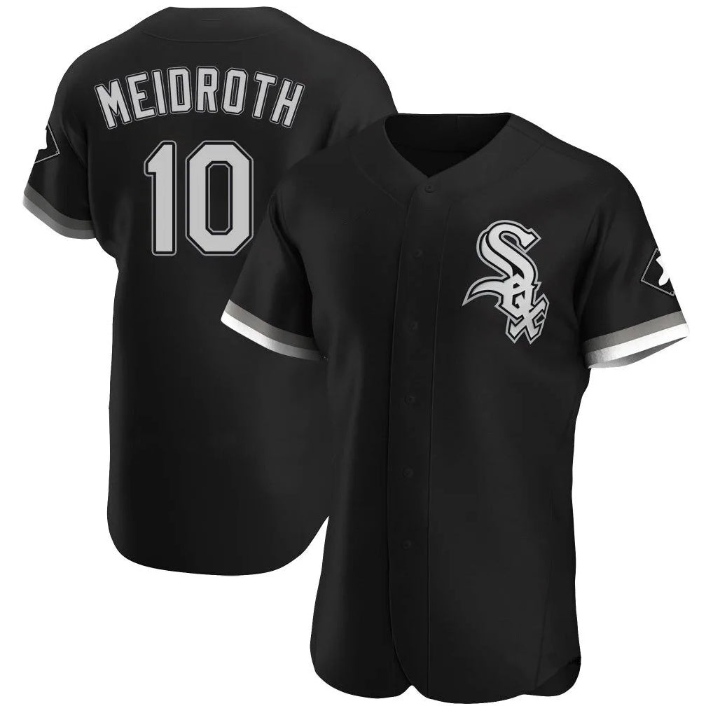 C.White Sox #10 Chase Meidroth Player Black Limited Elite Home Jdoa Stitched Jerseys